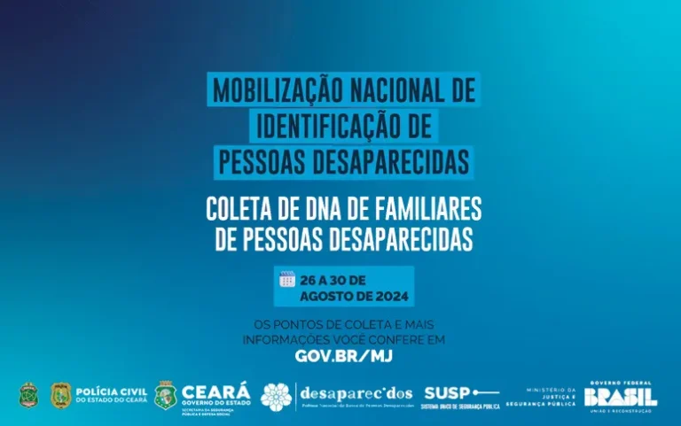 Ceará participa de mobilização nacional que busca identificar pessoas desaparecidas